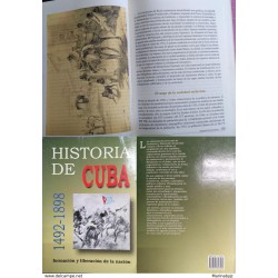 J) 1949 CARIBE, BOOK, HISTORY OF CARIBBEAN, FORMATION AND LIBERATION OF THE NATION, COLOR FULL, SPANISH VERSION, 404 PAGES