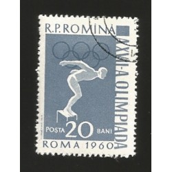 O) 1960 ROMANIA. OLYMPIC GAMES, SWIMMING, CANCELLATION, XF
