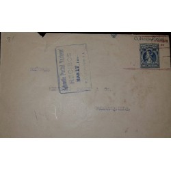 L) 1925 COLOMBIA, POSTAL STATIONARY, COLON, TRES CENTAVOS, BLUE, FIRST PANAMERICAN POSTAL CONGRESS