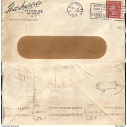 J) 1922 UNITED STATES, WASHINGTON, WITH SLOGAN CANCELLATION, ADDRESS YOUR MAIL TO STREET AND NUMBER