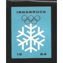 O) 1964 AUSTRIA, CINDERELLA, WINTER OLYMPIC GAMES -INNSBRUCK- STAR -DENDRITA, XF