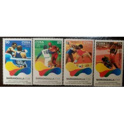 O) 2018 SPANISH ANTILLES, XXIII CENTRAL AMERICAN AND CARIBBEAN SPORTS GAMES BARRANQUILLA 2018, SET MNH