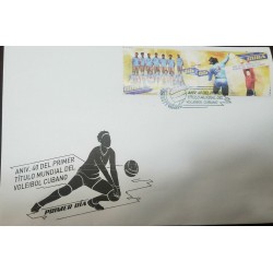 O) 2018 SPANISH ANTILLES, WORLD FEMALE VOLLEYBALL TITLE 1978 IN LENINGRAD-SOVIET UNION, FDC XF