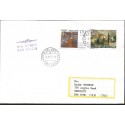 J) 1977 VATICAN CITY, S. FRANCESCO D'ASSISI, S PAULUS A CRUCE, MULTIPLE STAMPS, AIRMAIL CIRCULATED