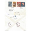 J) 1969 VATICAN CITY, THE FEEDER, MCMLXIX, MAP, POPE PAUL VI WITH AFRICAN CHILDREN , MULTIPLE STAMPS