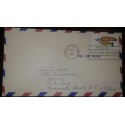 O) 1968 UNITED STATES - USA, EAGLE HOLDING PENNANT ENGRAVED SCT 1341. AIRLIFT OF PARCELS TO SEVICEMEN OVERSEAS, FROM SEATTLE 