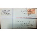 O) 1934 CIRCA . PANAMA, SPECIAL DELIVERY - BICYCLE MESSENGER SC C17 OVERPRINTE CORREO AEREO IN RED, PAR AVION BY AIRMAIL 