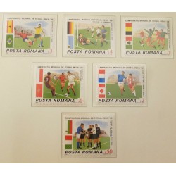 O) 1986 ROMANIA, 1986 WORLD CUP SOCCER CHAMPIONSHIPS, SOCCER PLAYS - ITALY -BULGARIA, MEXICO -BELGIUM, CANADA -FRANCE, BRAZIL 