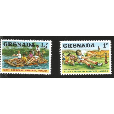 V) 1977 GRENADA SIXTH CARIBBEAN BOY SCOUT JAMBOREE, MNH