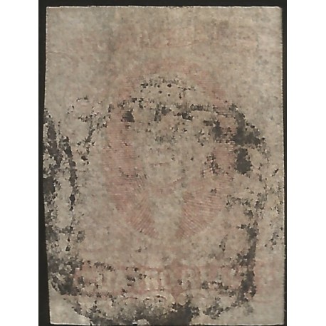 J) 1861 MEXICO, HIDALGO, 4 REALES, PLATE III, MN 