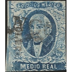 J) 1856 MEXICO, HIDALGO, MEDIO REAL DISTRICT TOLUCA, MN 