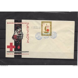 RO) 1963 COLOMBIA, BANK OF BLOOD OF THE RED CROSS, FDC WITH TONE, ( XI- 2017)