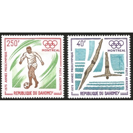 V) 1975 DAHOMEY, PRE-OLYMPIC YEAR, MONTREAL CANADA, MNH