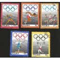 V) 1969 POLAND, 50TH ANNIV. OF THE POLISH OLYMPIC COMMITTEE, SET OF 5, MNH