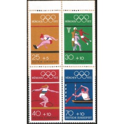V) 1972 GERMANY, OLYMPIC GAMES IN MUNICH BASKETBALL, VOLLEYBALL, HANDBALL, MNH