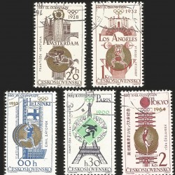 V) 1965 CZECHOSLOVAKIAN, CZECHOSLOVAKIAN OLYMPIC VICTORIES, MNH