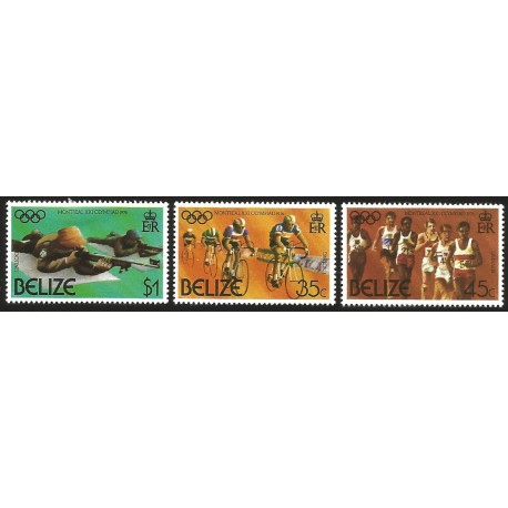 V) 1976 BELIZE, 21ST OLYMPIC GAMES, MONTREAL, CANADA, MNH