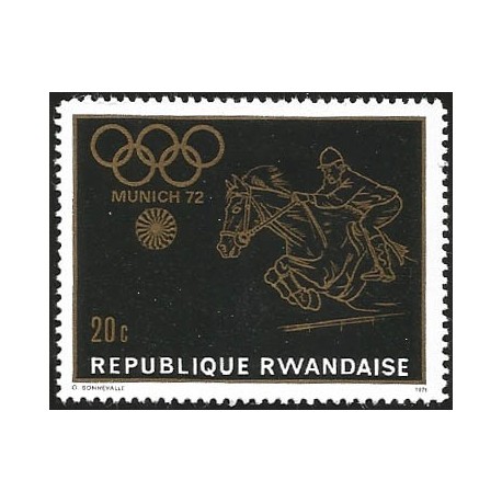 V) 1972 RWANDA, 20TH SUMMER OLYMPIC GAMES, MUNICH, MNH
