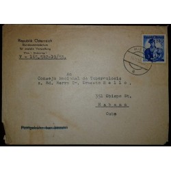 O) 1953 AUSTRIA, COSTUME - KITZBUHEL TO CARIBE, XF