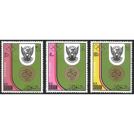 V) 1976 SUDAN, 21ST OLYMPIC GAMES, MONTREAL, CANADA,MNH