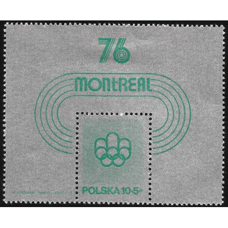 V) 1976 POLAND, OLYMPIC GAME, MONTREAL CANADA, MNH