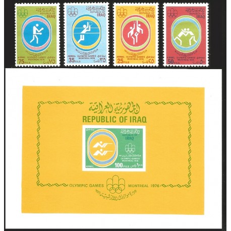V) 1976 IRAQ, OLYMPIC GAMES, MONTREAL, CANADA, MNH