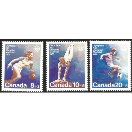 V) 1976 CANADA, XXI OLYMPIC GAME, MONTREAL, MNH