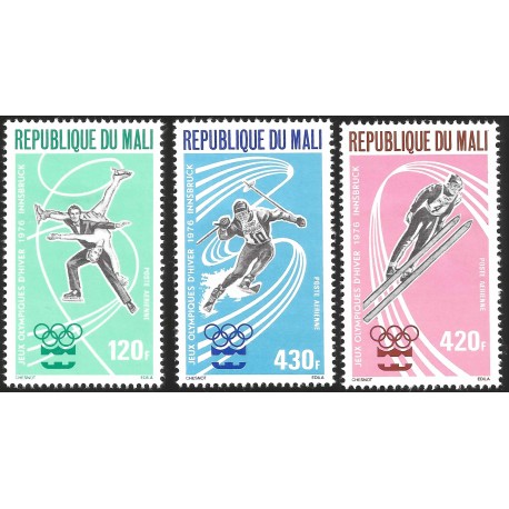 V) 1976 MALI, 12TH WINTER OLYMPIC GAME, AUSTRIA INNDBURCK, MNH