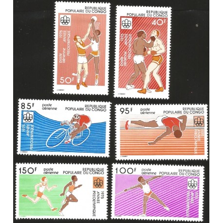 V) 1975 CONGO, PRE-OLYMPIC GAME, MNH 