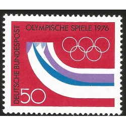 V) 1976 GERMANY, 12TH WINTER OLYMPIC GAMES, INNSBRUCK, AUSTRIA, MNH