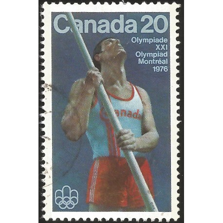 V) 1976 CANADA, 21ST OLYMPIC GAME, MONTREAL, USED