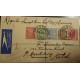 O) 1897 CIRCA - CAPE OF GOOD HOPE, LIBERTY, KING EDWAR VII, REGISTERED - AIRMAIL PER LUGPOST