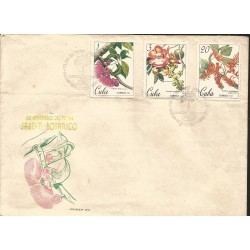 V) 1967 CARIBBEAN, BOTANICAL GARDENS, SEQUICENTENNIAL, WITH SLOGAN CANCELATION IN BLACK, FDC