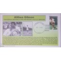 V) 2015 USA, ALTHEA GIBSON, FIRST AFRICAN AMERICAN TO WIN WIMBLEDON AND U.S NATIONALS, BLACK CANCELLATION, FDC
