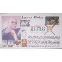 V) 2012 USA, LAWRENCE EUGENE "LARRY" DOBY, PIONEER ON BOTH THE FIELD AND IN THE DUGOUT, BASEBALL, WITH SLOGAN CANCELATION, FDC