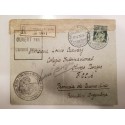 O) 1915 FRANCE, MILITARY AUTHORITY -MINISTRY OF WAR POSTAL CONTROL -OPEN -LAUSANNE CONSIGNMENT. HELVETIA SC 139 50c,