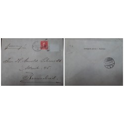 O)  1903 PHILIPPINES, US OCCUPATION, WASHINGTON 2c, FROM MANILA TO REMSCHEID - GERMANY, ENRIQUE SPITZ, XF