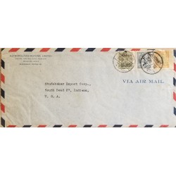 J) 1948 CHINA, Dr. SUN YAT-SEN, MULTIPLE STAMPS, AIRMAIL, CIRCULATED COVER, FROM CHINA TO USA