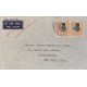 J) 1970 THAILAND, PAIR, CIRCULATED COVER, FROM THAILAND TO USA VIA KLM