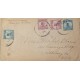 J) 1915 CHINA, BOAT, MULTIPLE STAMPS, AIRMAIL, CIRCULATED COVER, FROM CHINA TO USA