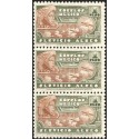 J) 1949 HONG KONG, KING GEORGE IV, BLOCK OF 4, AIRMAIL, CIRCULATED COVER, FROM HONG KONG TO USA