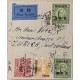 J) 1948 CHINA, Dr. SUN YAT-SEN, MULTIPLE STAMPS, AIRMAIL, CIRCULATED COVER, FROM CHINA TO SWITZERLAND