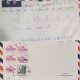 J) 1956 CHINA, GOVERMENT BUILDING, MULTIPLE STAMPS, AIRMAIL, CIRCULATED COVER, FROM CHINA