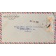 J) 1949 HONG KONG, KING GEORGE IV, MULTIPLE STAMPS, AIRMAIL, CIRCULATED COVER, FROM HONG KONG TO USA
