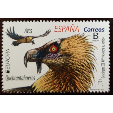 O) 2019 SPAIN . BIRD - RAPTOR - VULTURE   - CEE APP - GYPAETUS BARBATUS, MNH