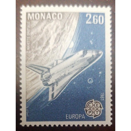 O) 1983 MONACO, SPACE NAVE, MNH