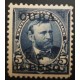 O) 1899 CARIBBEAN, USS OCCUPATION, SPECIAL PRINTING IN DARK BLUE, ULYSSES GRANT SC 2255c on 5c blue, OVERPRINTE SURCHARGE, XF