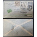J) 1951 MEXICO, CHIAPAS ARCHEOLOGY, CIRCULAR CANCELLATION RED, AIRMAIL, CIRCULATED COVER, FROM MEXICO TO USA