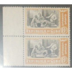 O) 1948 PUNCH PROOF, ANNIVERSARY OF THE START OF THE WAR 1895, COFERENCE OF LA MEJORANA, MECEO GOMEZ AND MARTI, MNH
