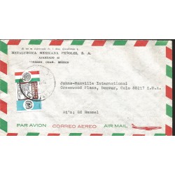 J) 1975 MEXICO, CHARTER OF THE RIGHTS AND ECONOMIC DUTIES OF THE STATES, AIRMAIL, CIRCULATED COVER, FROM TORREON TO USA